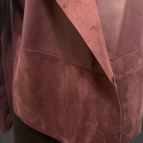 Alfani Faux Suede Cascade Jacket - Picture 11 of 13